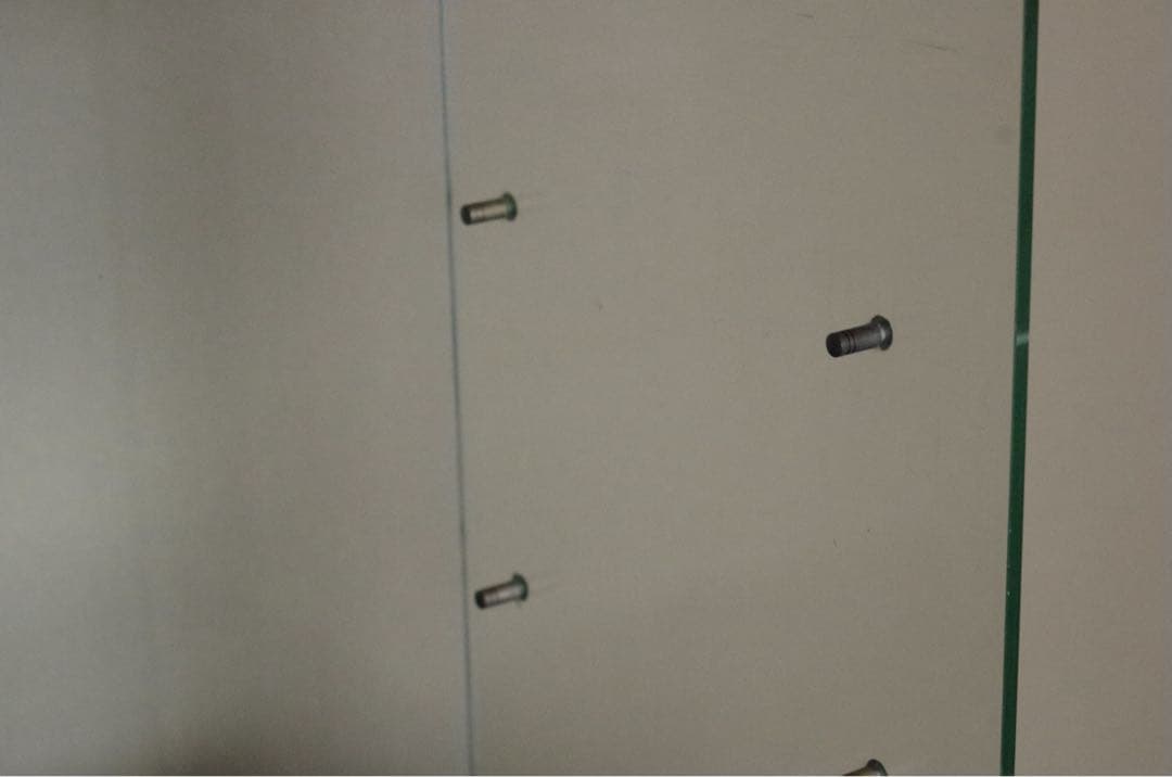 ※直接引取可能※ 店舗什器 透明ガラス 3段ディスプレイケース