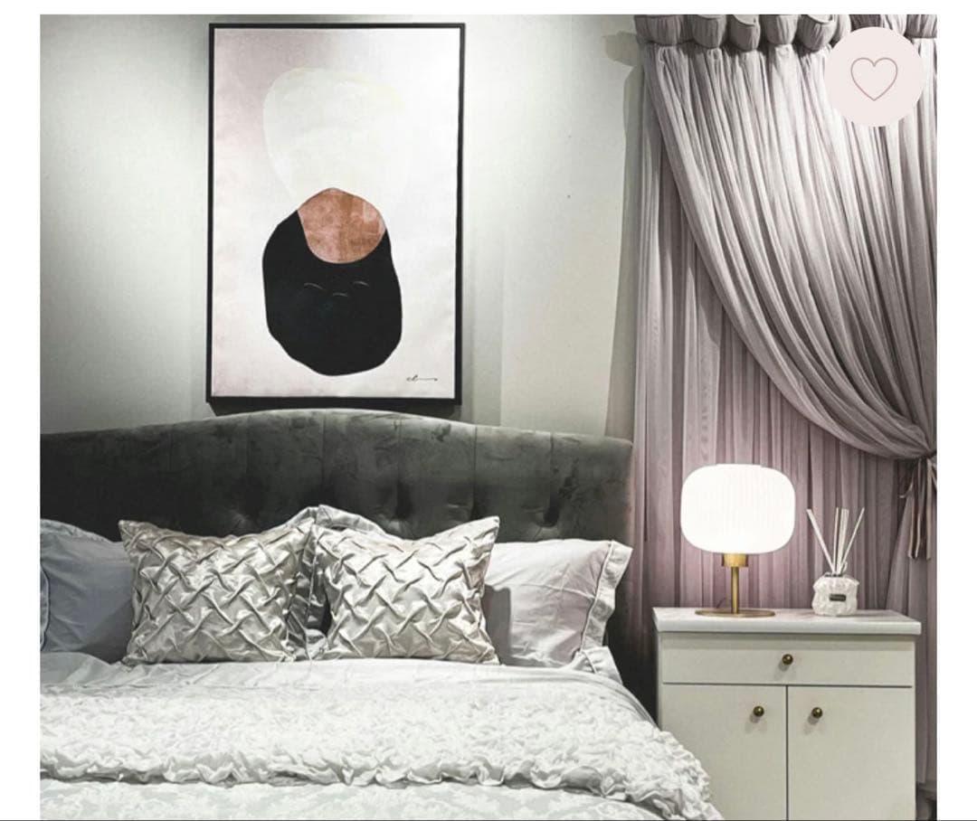 Francfranc ダブルチュール レースカーテン パープル