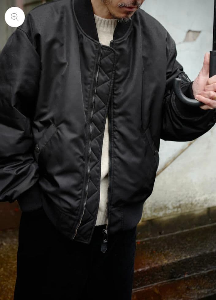 echeveria リモータ　Nylon　 MA-1 Flight　Jacket