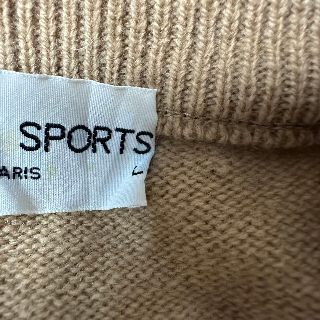 極美品 CELINE SPORTS ケーブル編 カーディガン L 金ボタン