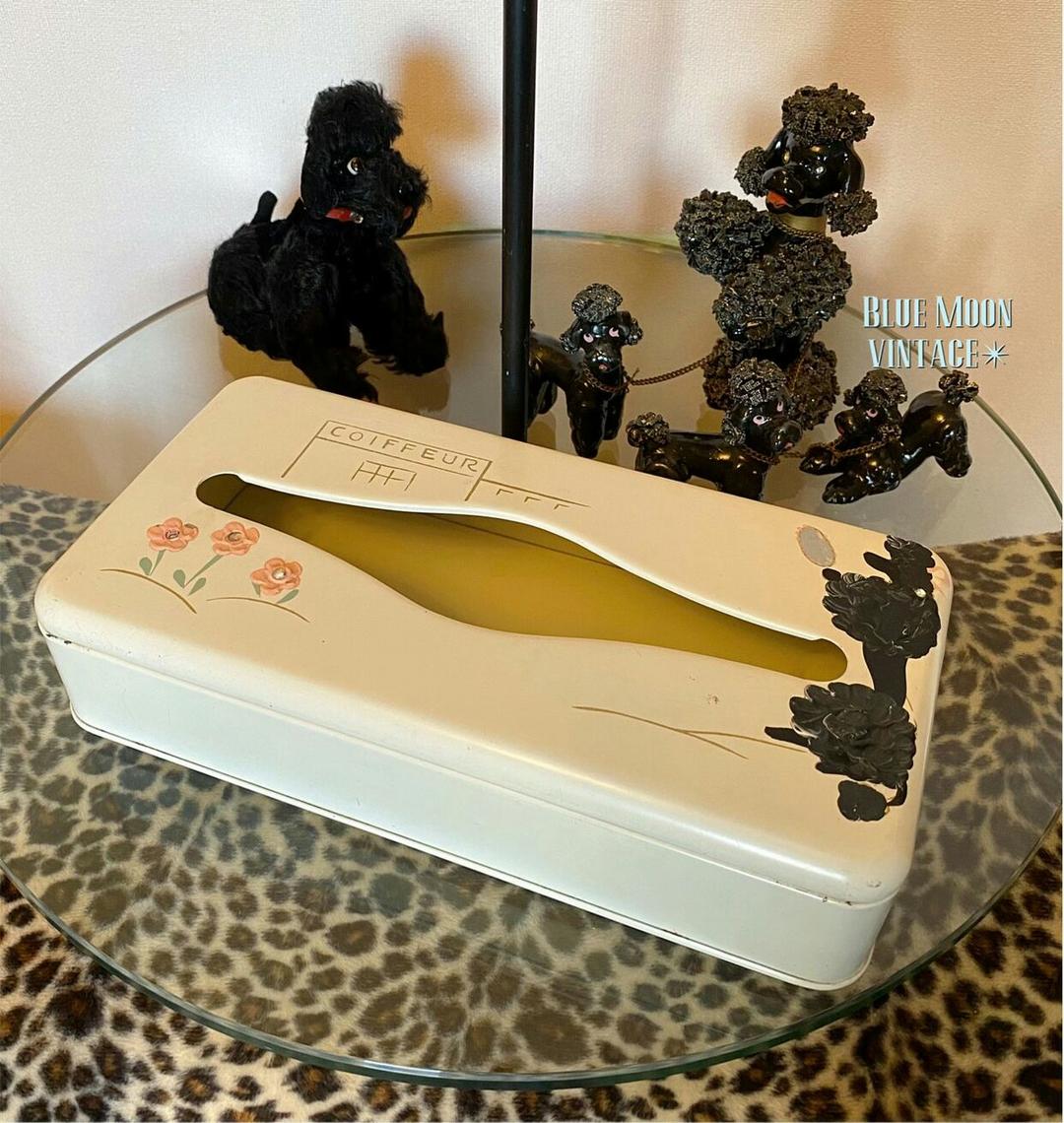 ♞Vintage◆1950’s◆COIFFEUR♢♦ティッシュペーパーケース♦♢