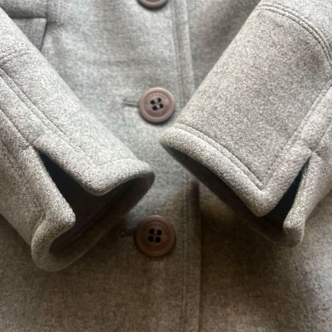 極美品 バーバリーブルーレーベル ロングコー トアンゴラ混 ノバチェック 38