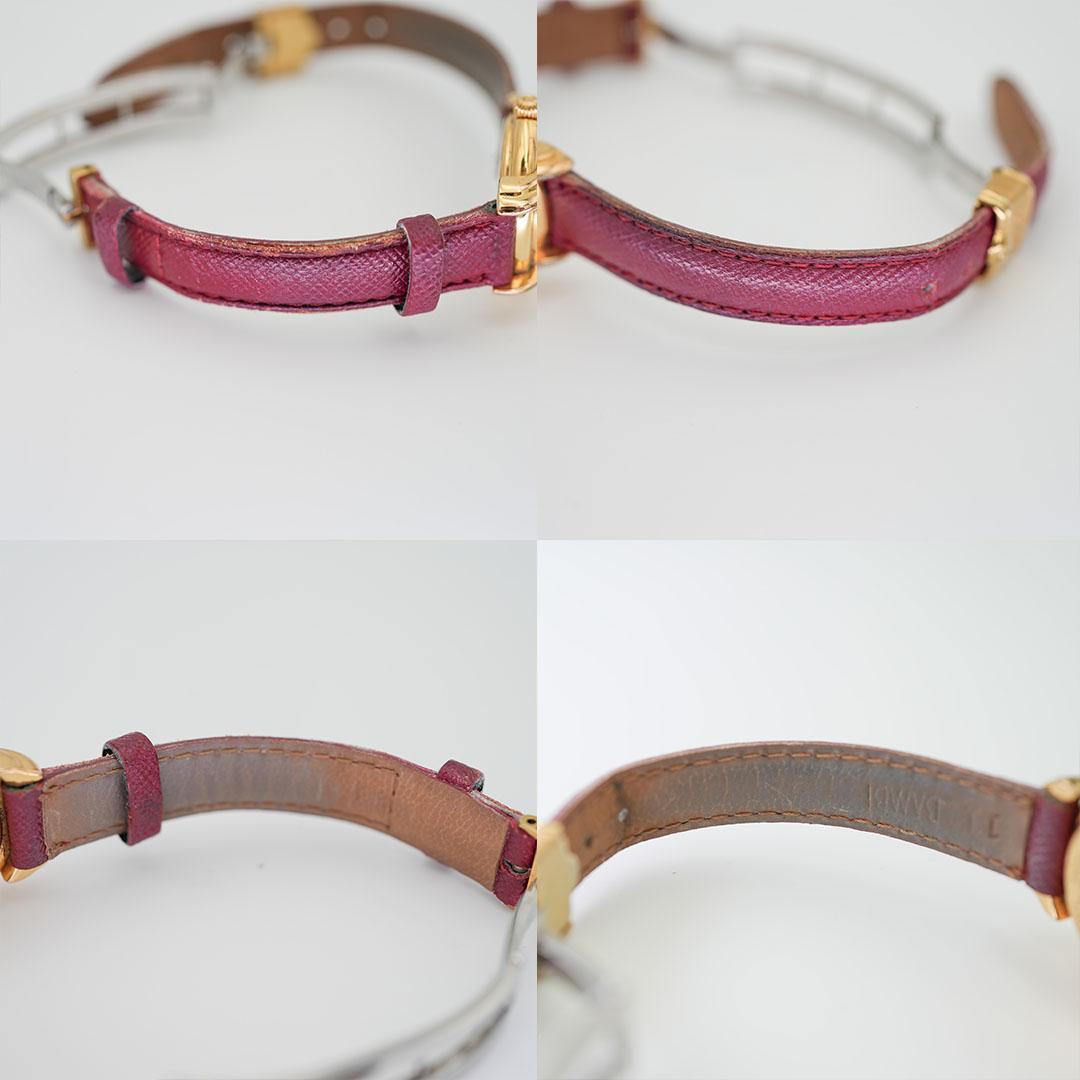 【稼働】FENDI 350L ゴールド レディース 腕時計 純正尾錠 ローマン