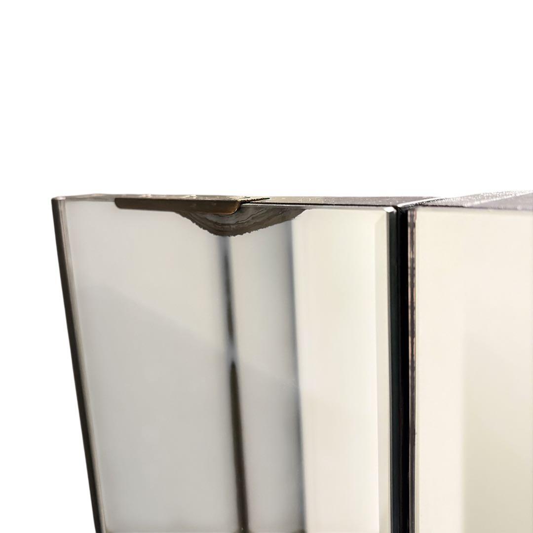 鎌倉彫 三面鏡 姿見 鏡 鎌倉彫り スタンドミラー 和風