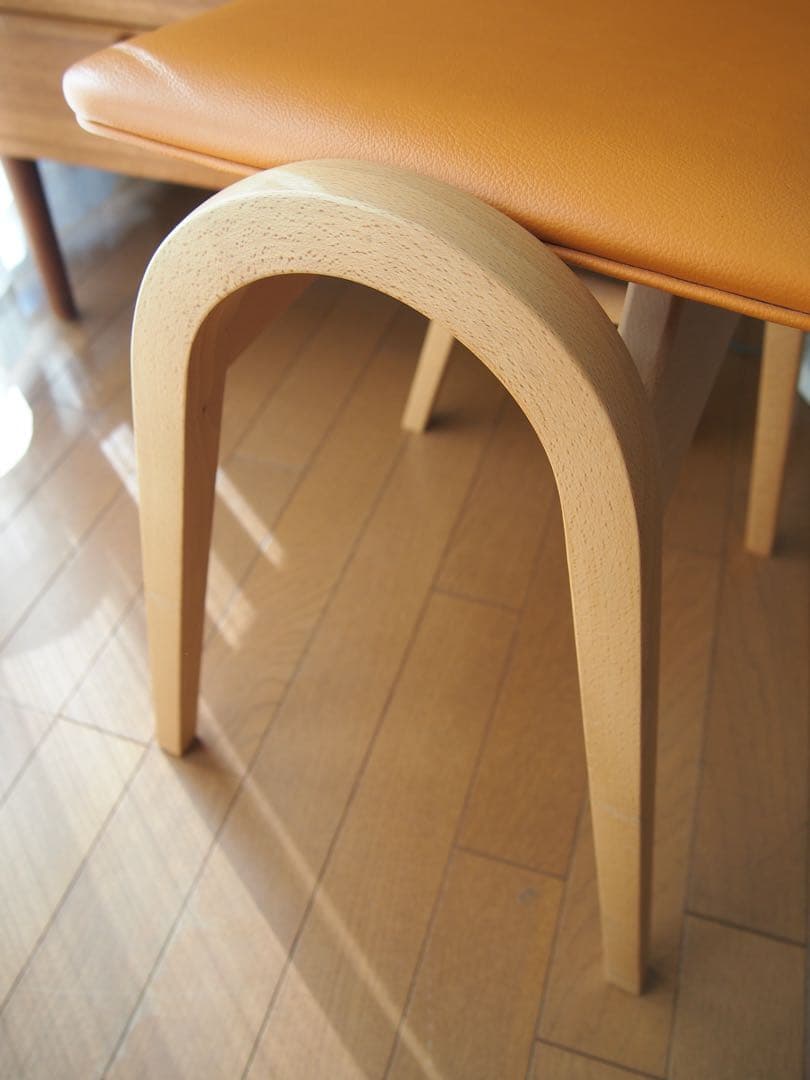 ミナペルホネン ハンドメイド 秋田木工 剣持スツール タンバリン 生地 チェア