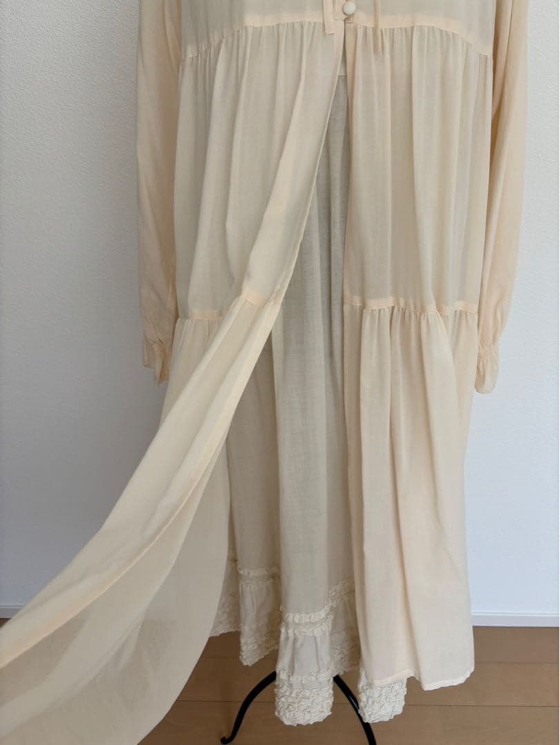 ピンクハウス シフォン＆ローンレイヤードワンピース