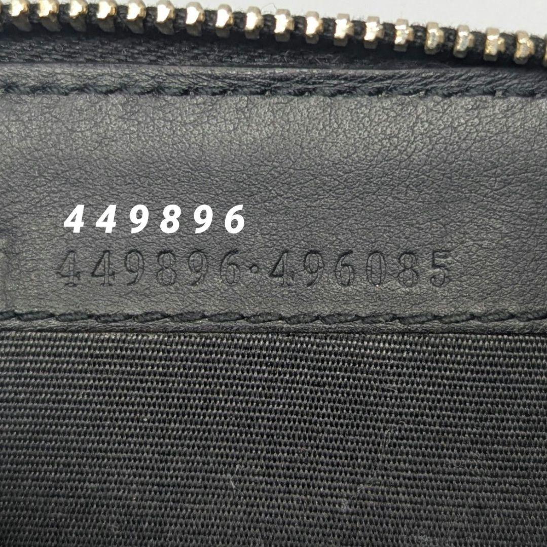 たくさん　グッチ　ケース　GG　マイクロシマ　ラウンドジップ　黒