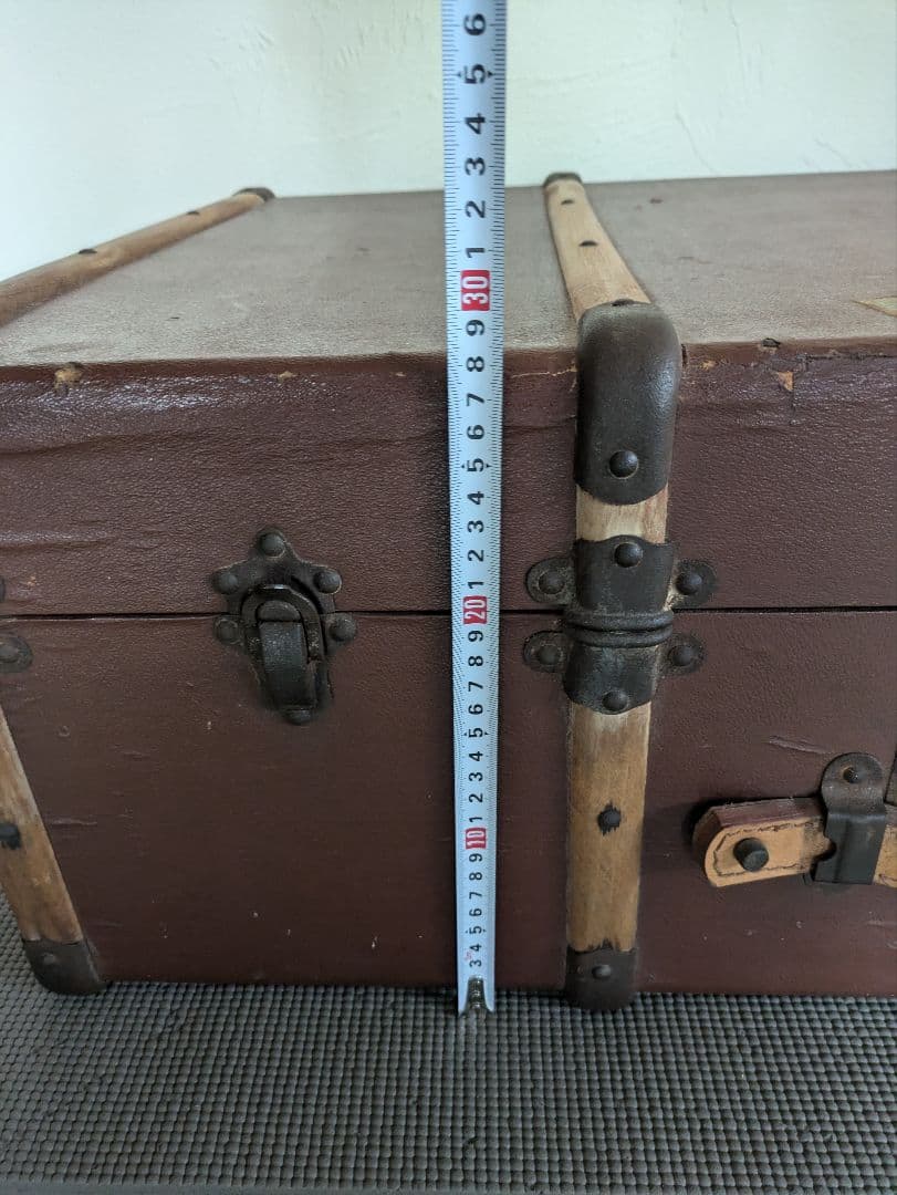 【引取9999円】アンティーク　レトロ　ヴィンテージ　トランク　収納　ボックス