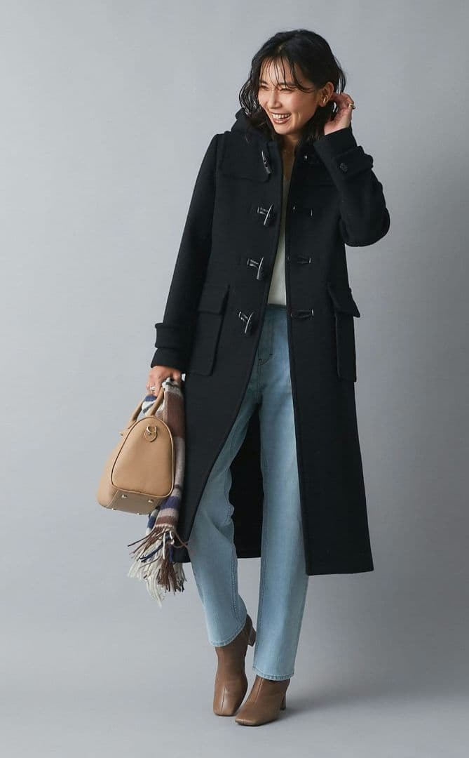 【新品未使用】　リヴドロワ　ロングダッフルコート　36