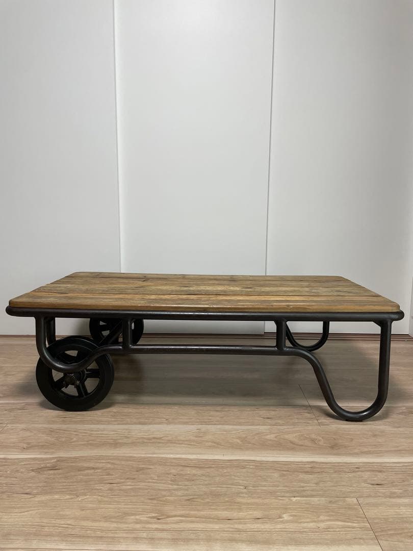 カシャコーヒーテーブル クラッシュゲート ノットアンティークス幅120 送料込み