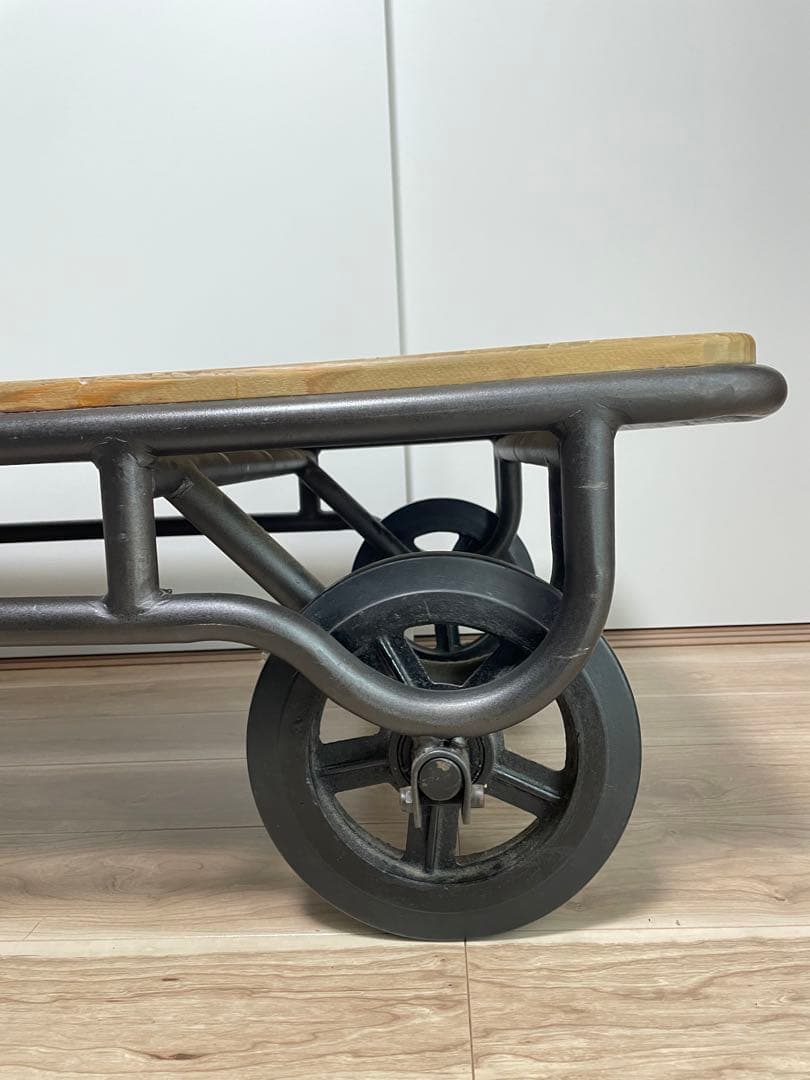 カシャコーヒーテーブル クラッシュゲート ノットアンティークス幅120 送料込み