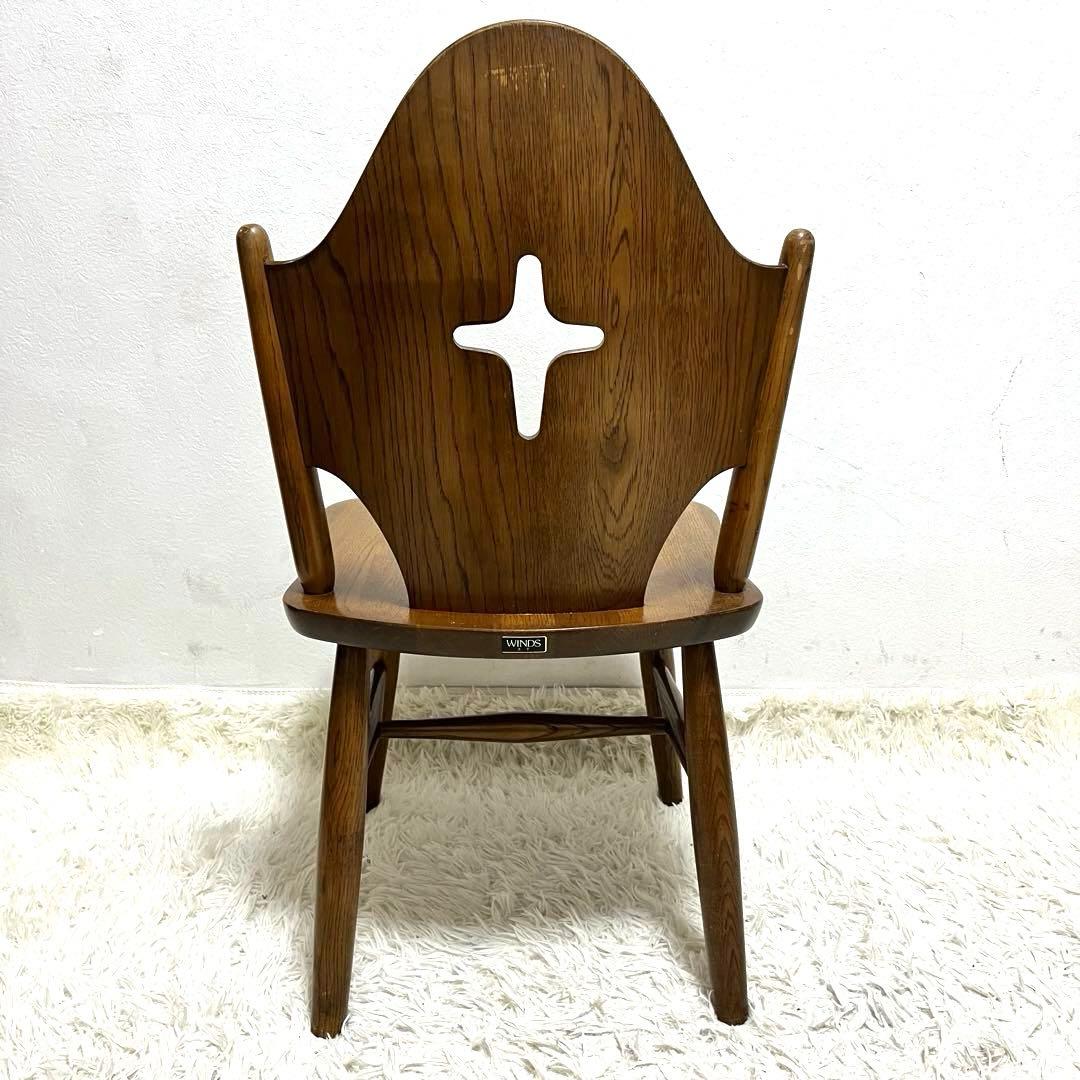 ヴィンテージ WINDS 太平 チャーチチェア ダイニングチェア 飛騨家具 2脚