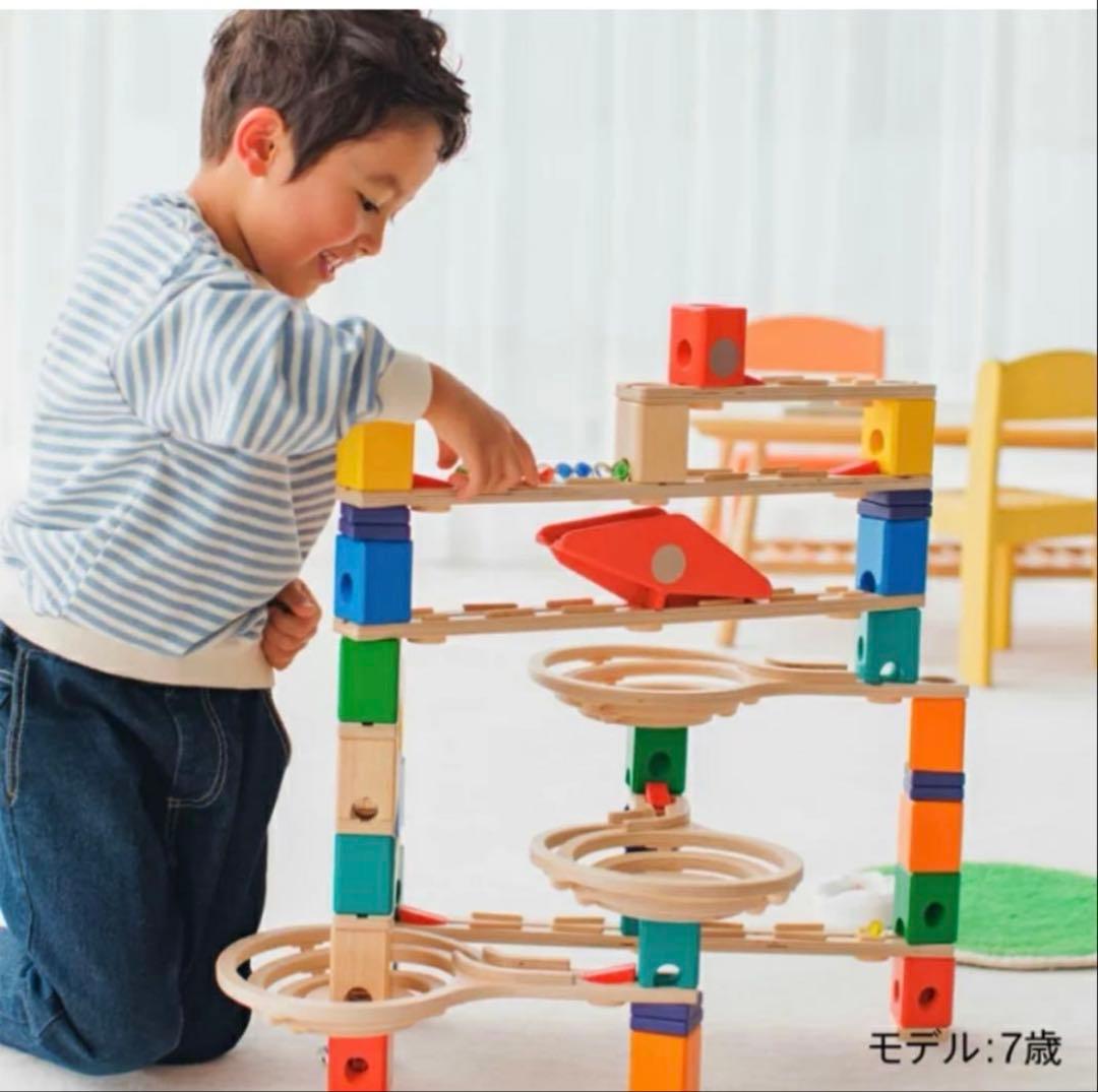 お値下♡ボーネルンド　クアドリラ　ツイスト&レールセット♡【鉄琴ブロックセット】