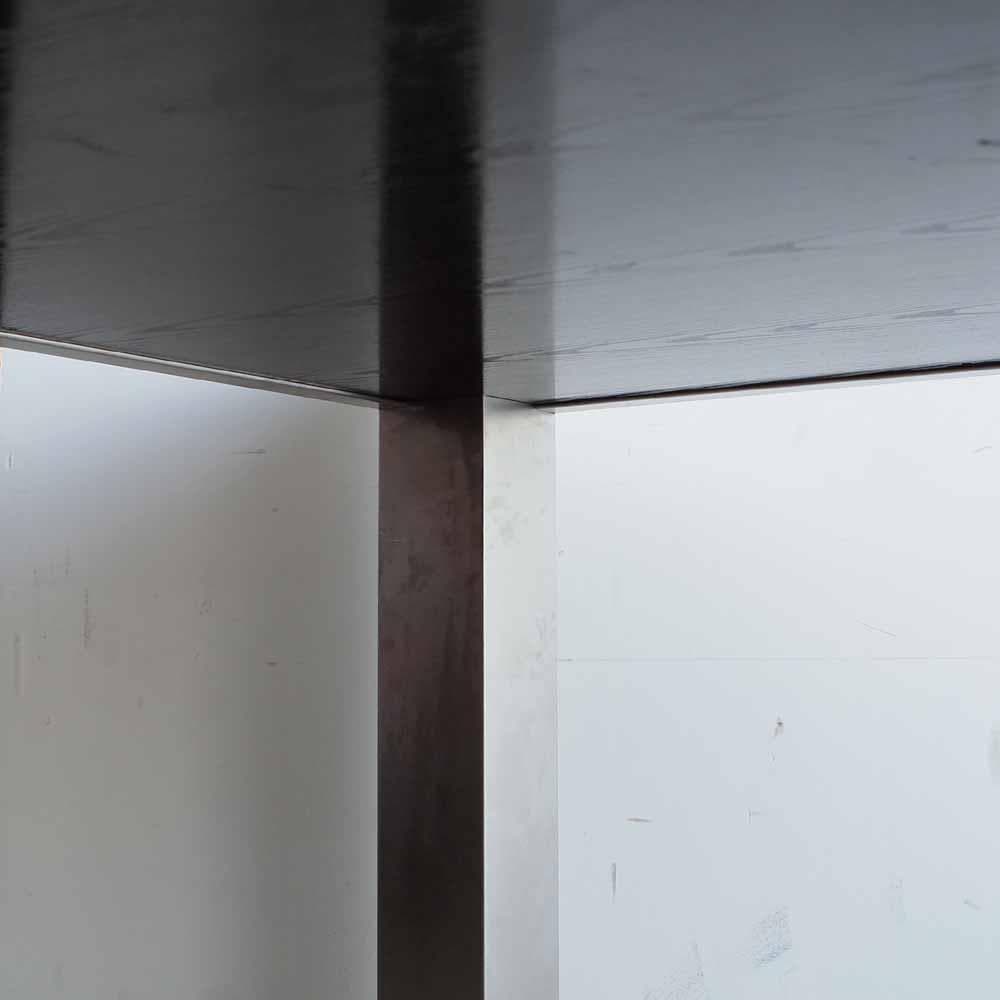 美品 トーヨーキッチンスタイル 銀嶺ステンレス ダイニングテーブルZR24173