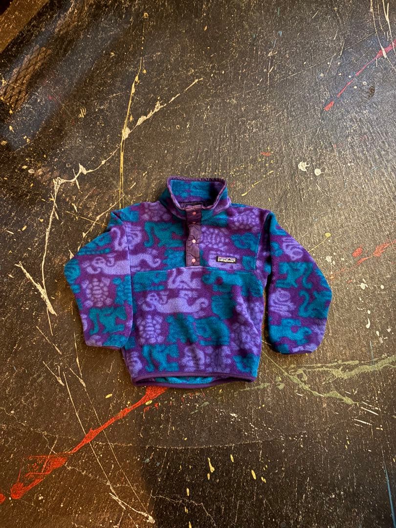 Patagonia スナップt 総柄　クリンチャー柄　92年