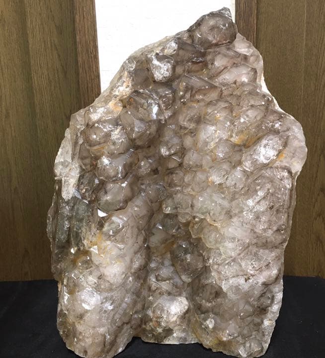希少❗️新品❗️スモーキークオーツ　虹入り水晶　大粒クラスター