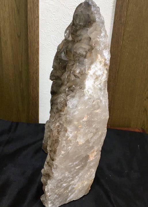 希少❗️新品❗️スモーキークオーツ　虹入り水晶　大粒クラスター