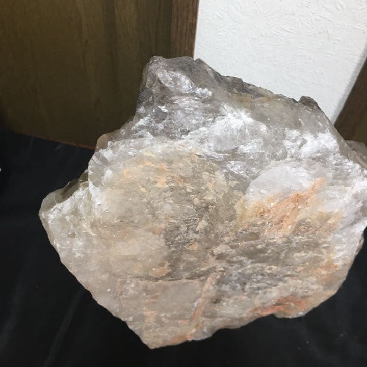 希少❗️新品❗️スモーキークオーツ　虹入り水晶　大粒クラスター