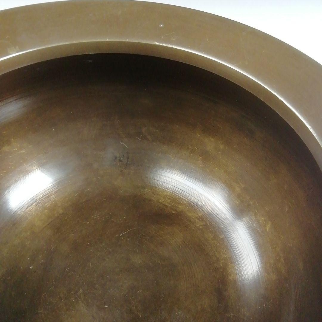 Ｗ３７　建水　『唐銅　不審庵伝来』『唐銅風炉師　黒瀬宗康』　共箱　茶道具