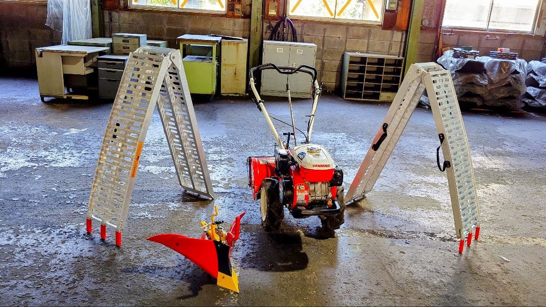 ヤンマー 耕運機ポチMRT6DX＆畝立機＆アルミラダー2本の4点セット！