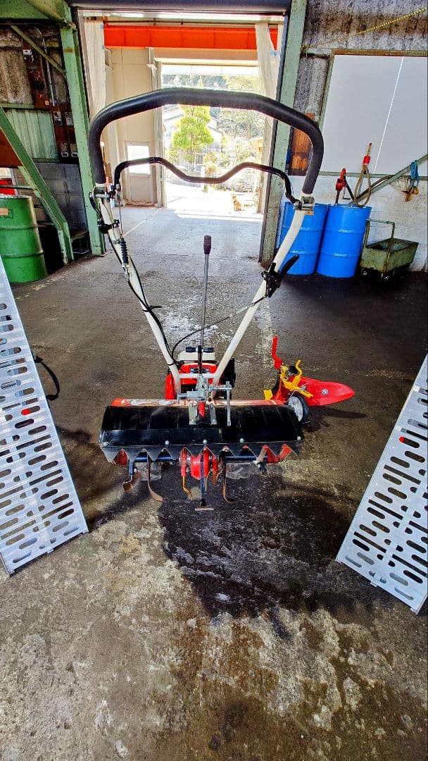 ヤンマー 耕運機ポチMRT6DX＆畝立機＆アルミラダー2本の4点セット！