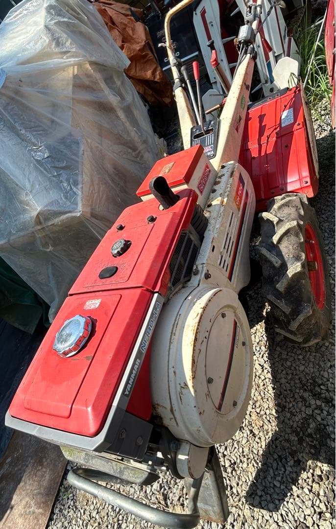 ヤンマー YH70 耕運機歩行型トラクター ディーゼルエンジン 7馬力セル付き