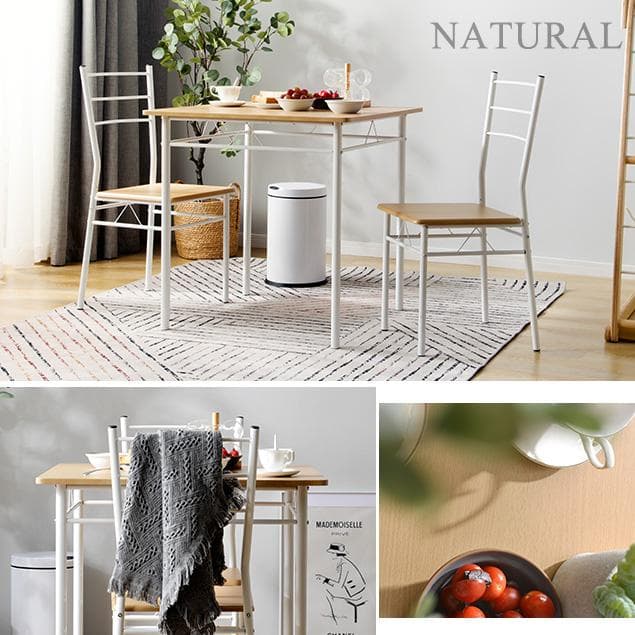 超人気！ダイニングテーブル ダイニングセット　ダイニング3点セットNATURAL