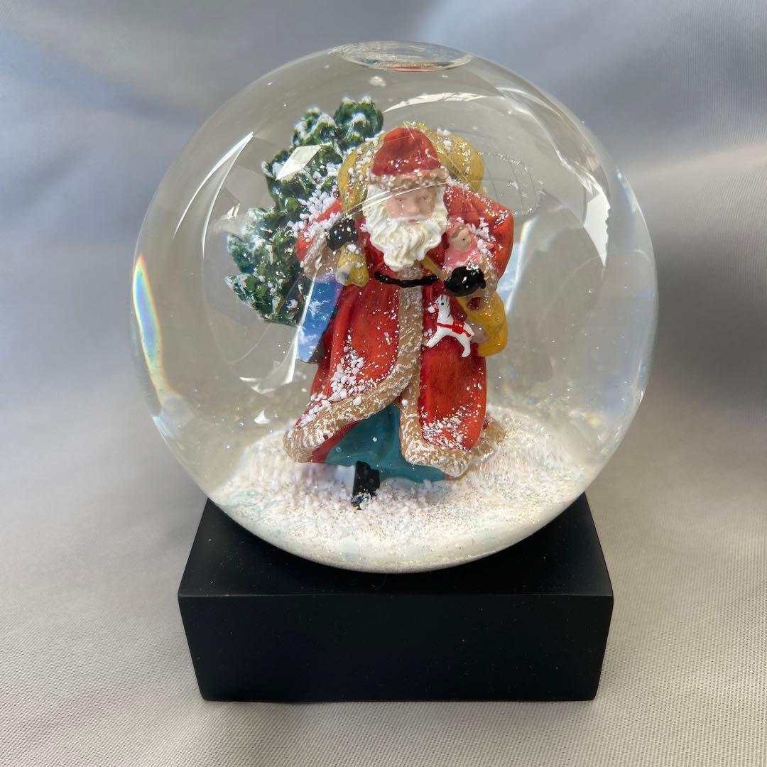 新品 クールスノーグローブ スノードーム クリスマス サンタクロース