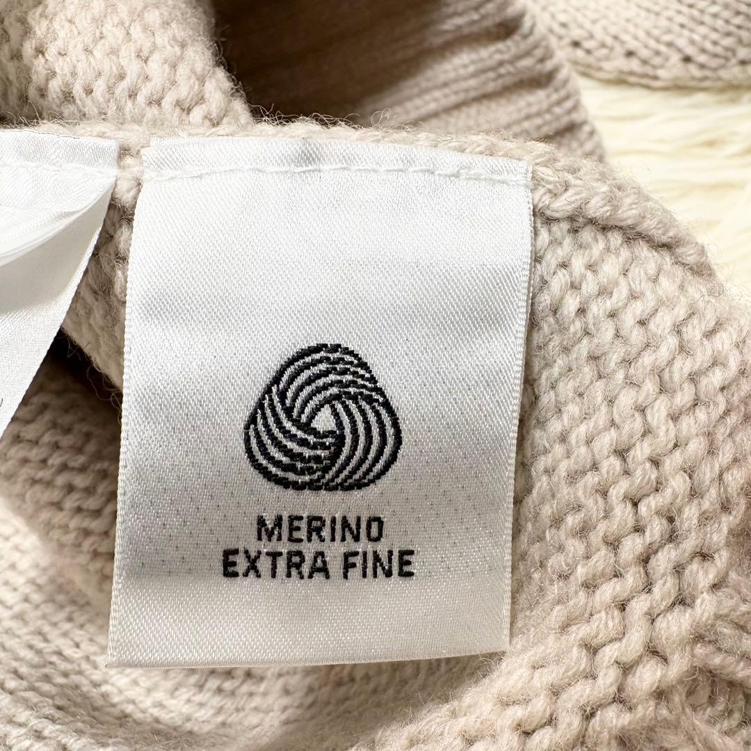 新品 定価23,980円　23区 ウールカシミヤブレンドバルキー ニット　洗濯可