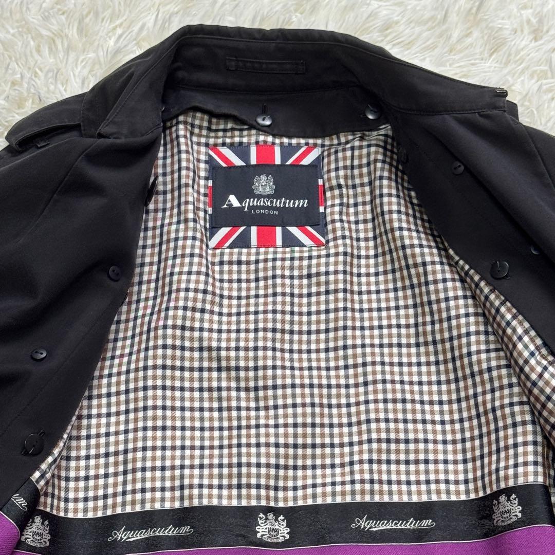 150周年記念モデル✨アクアスキュータム トレンチコート ライナー ブラック 8