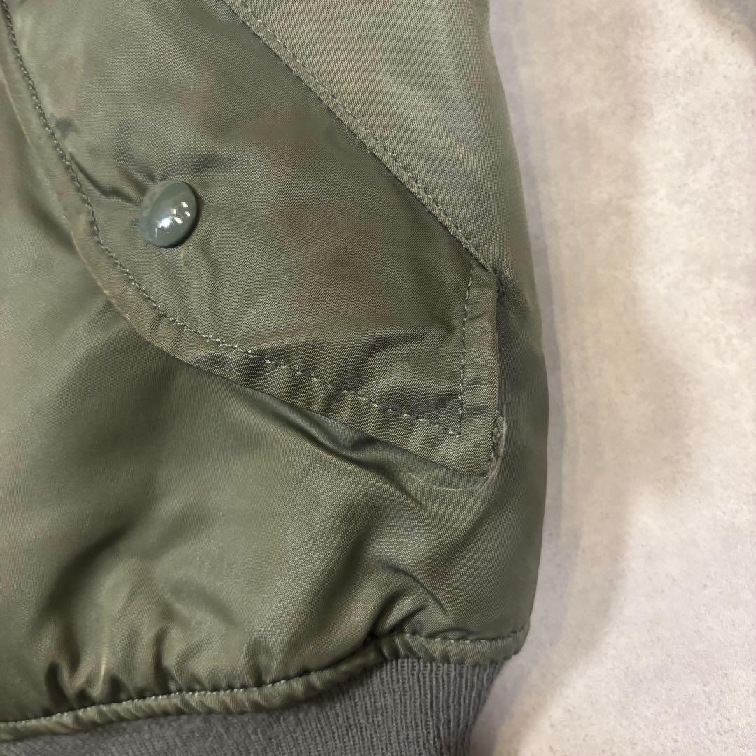 USA製 ALPHA アルファ MA-1 flight jacket M