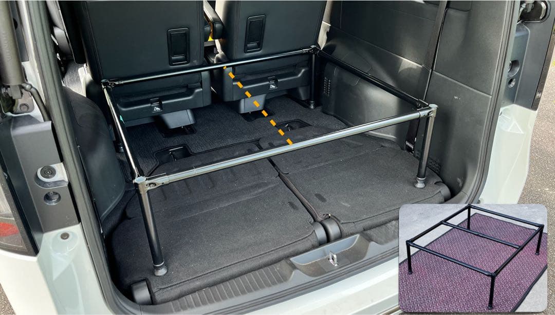 【合皮への変更】RP ステップワゴン 収納キット　ベッドキット　STEPWGN