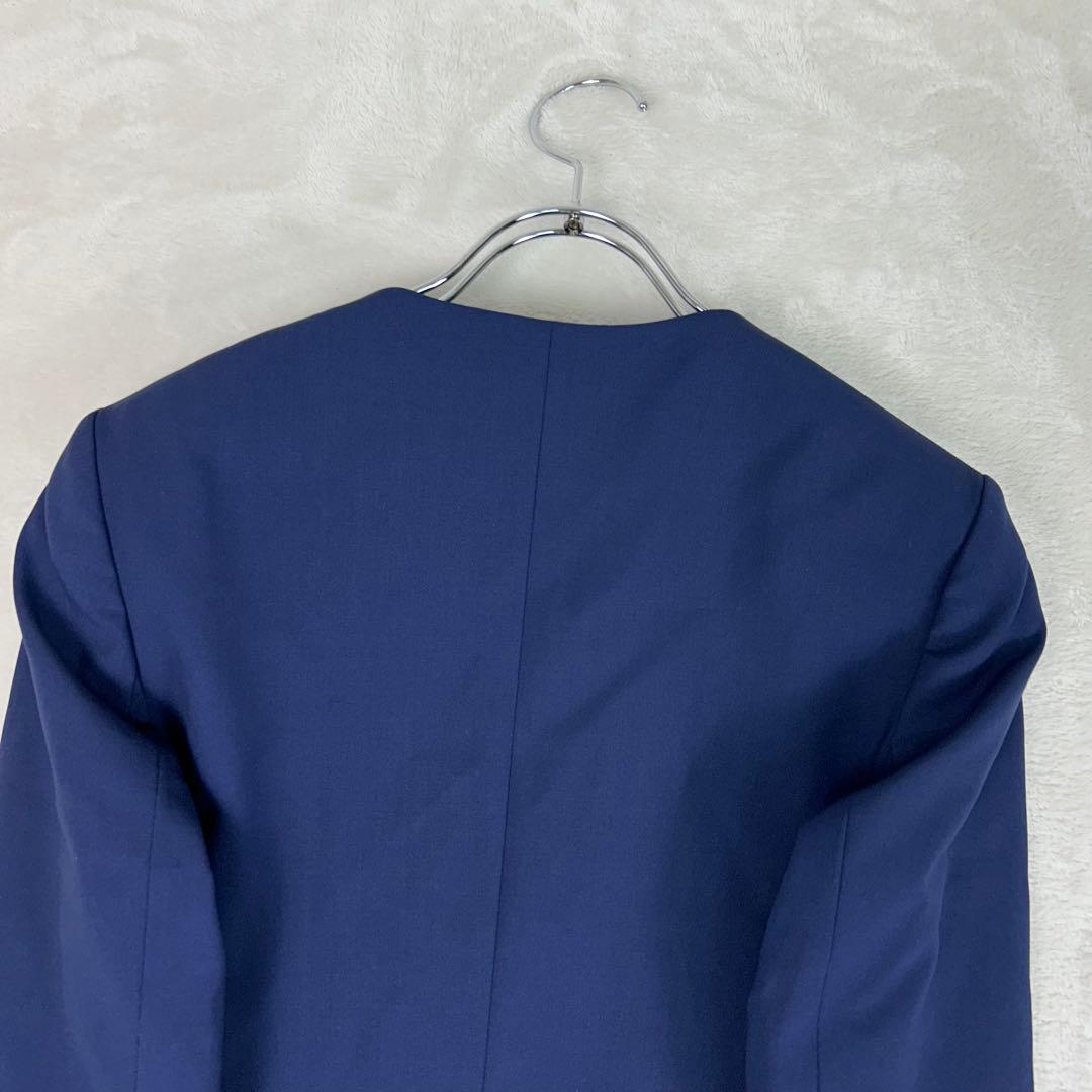 美品♡Theory ノーカラーパンツスーツセットアップtraceablewool