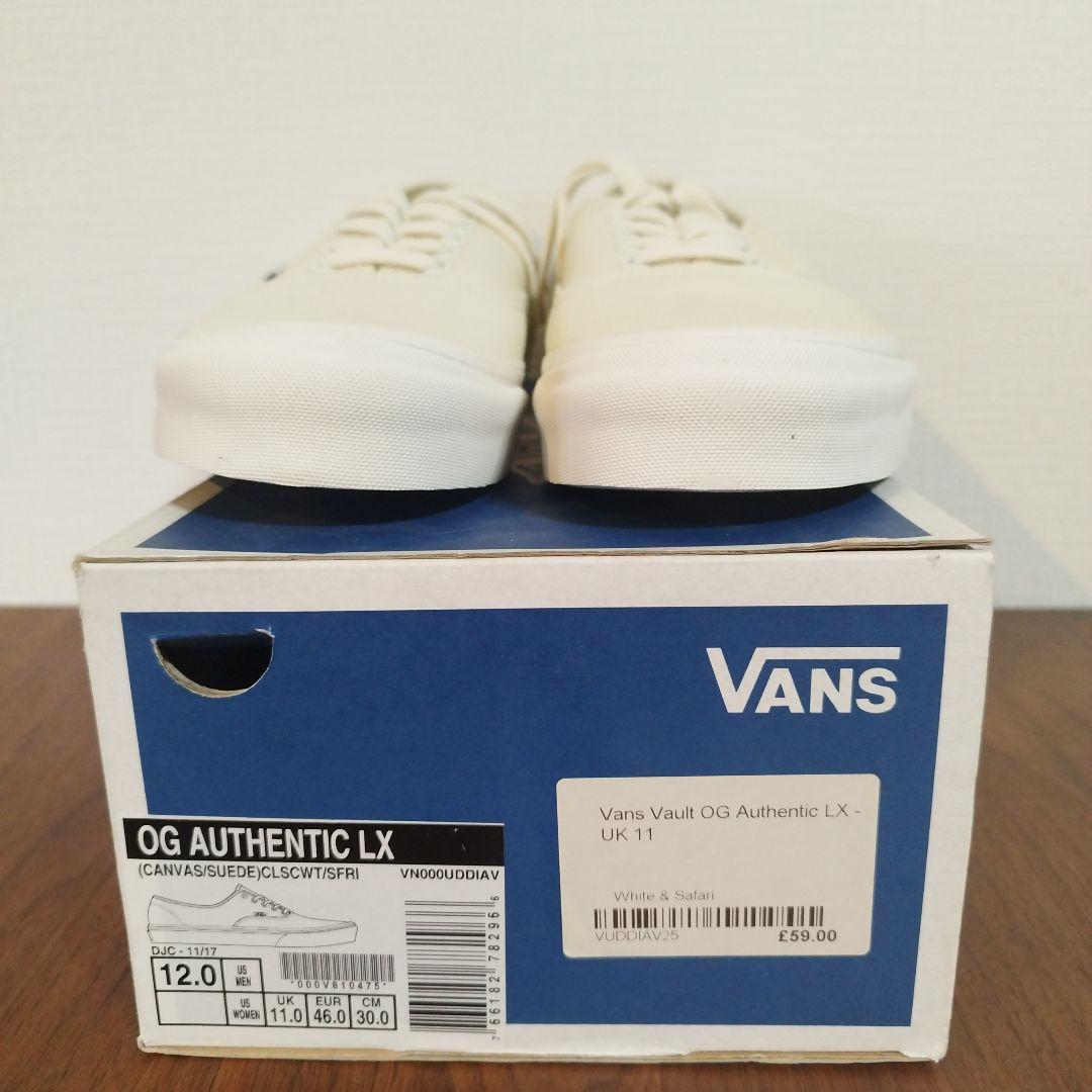 【新品·未使用】Vans Vault OG AUTHENTIC LX 30㌢