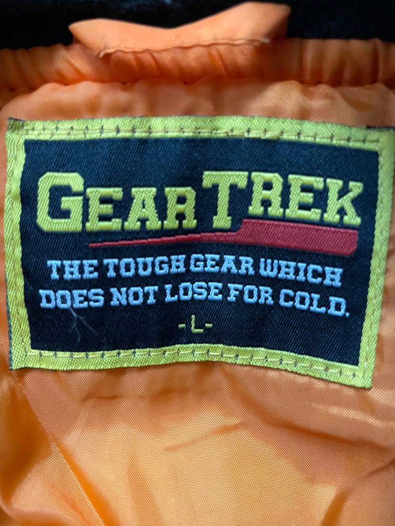 00s MA-1 フライトジャケット　ミリタリー　リバーシブル　黒　オレンジ