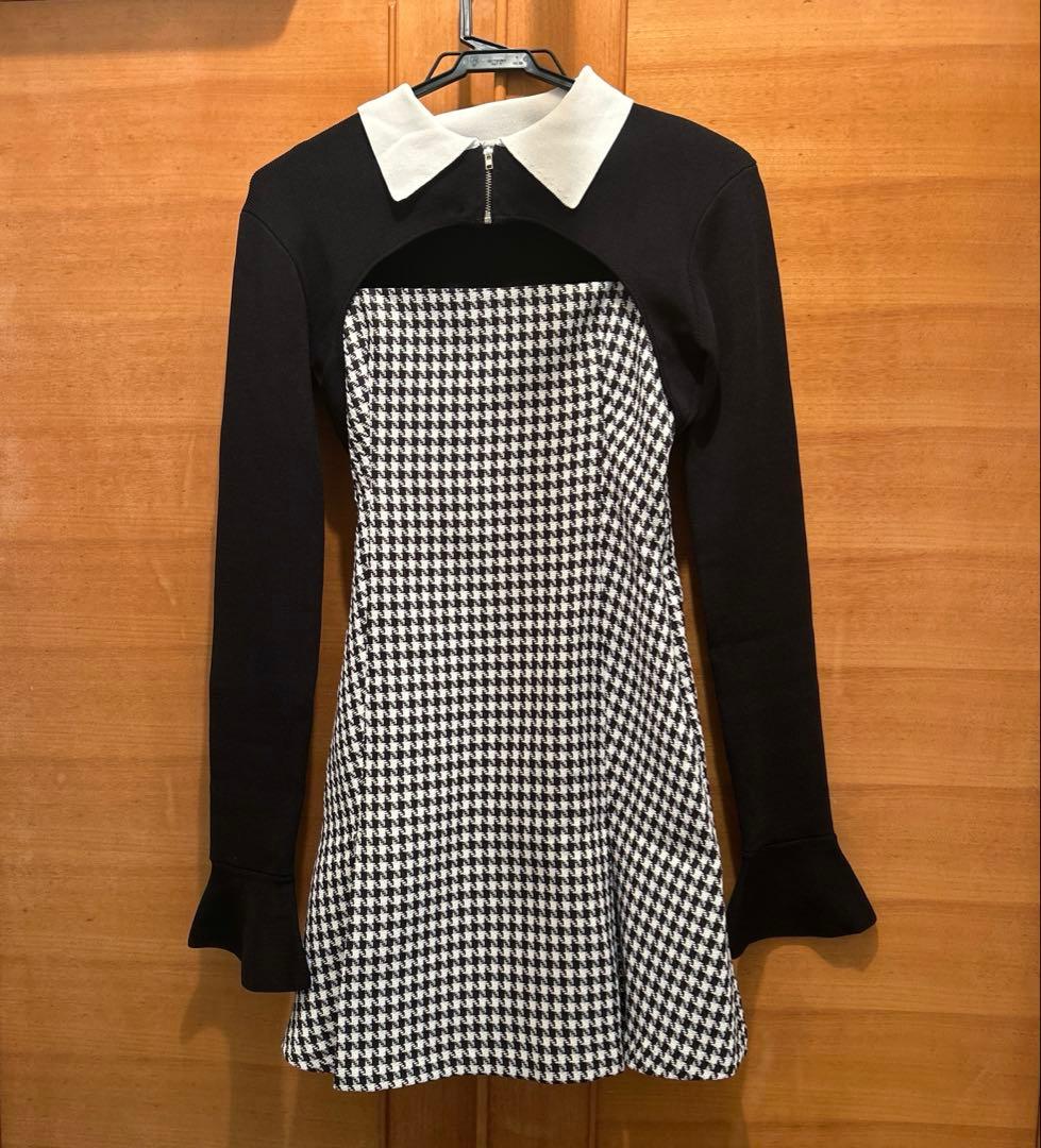 Randy チェック柄 ワンピース