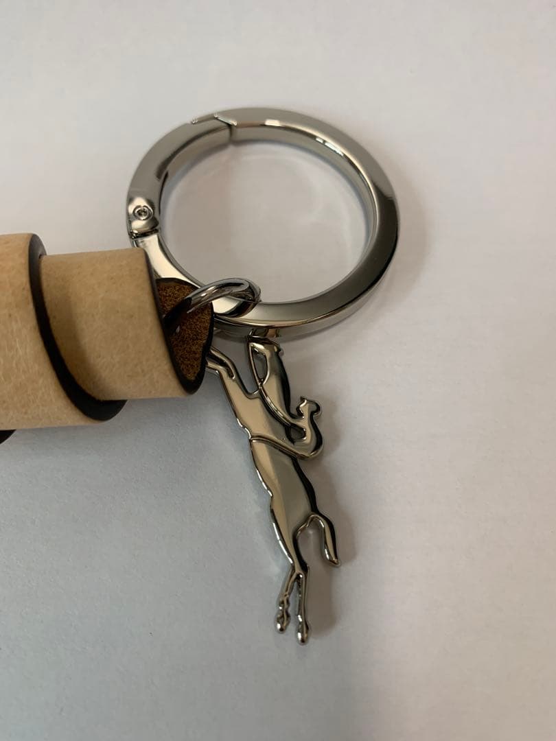 【未使用品】LONGCHAMP キーリング ヴェジェタル - レザーチャーム