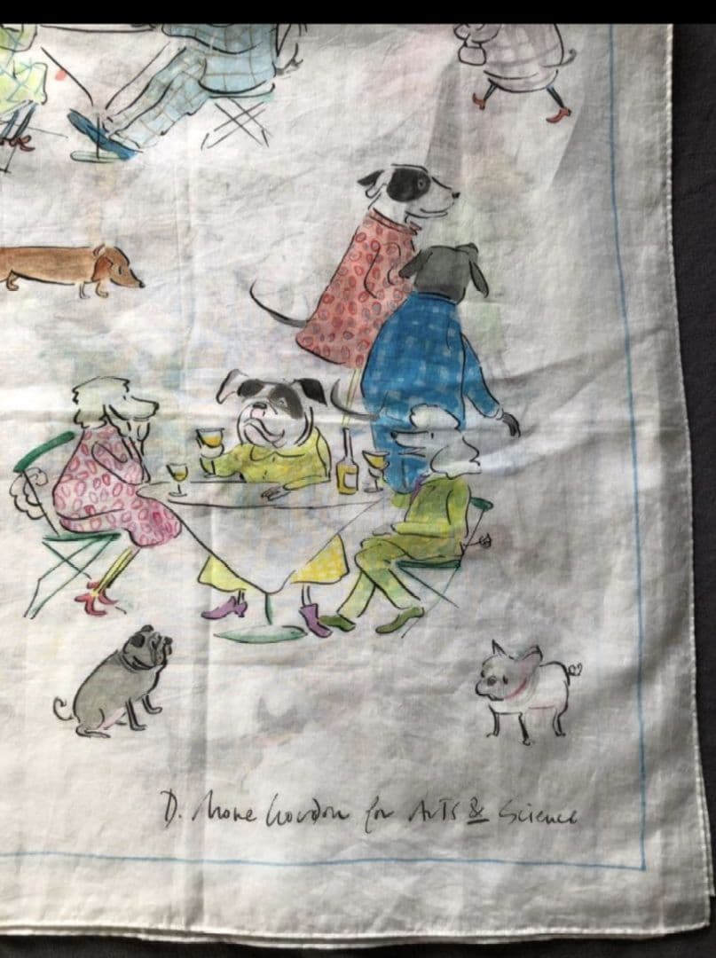 ARTS&SCIENCE ドミニカモアゴードンコラボスカーフ