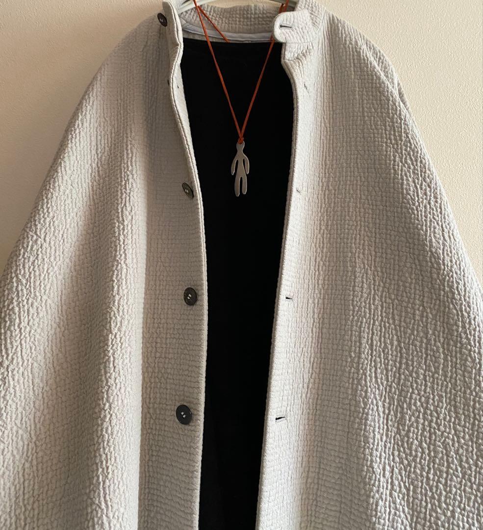 ヨーガンレール　未使用近　コットンウールダブルのコート　ババグーリ