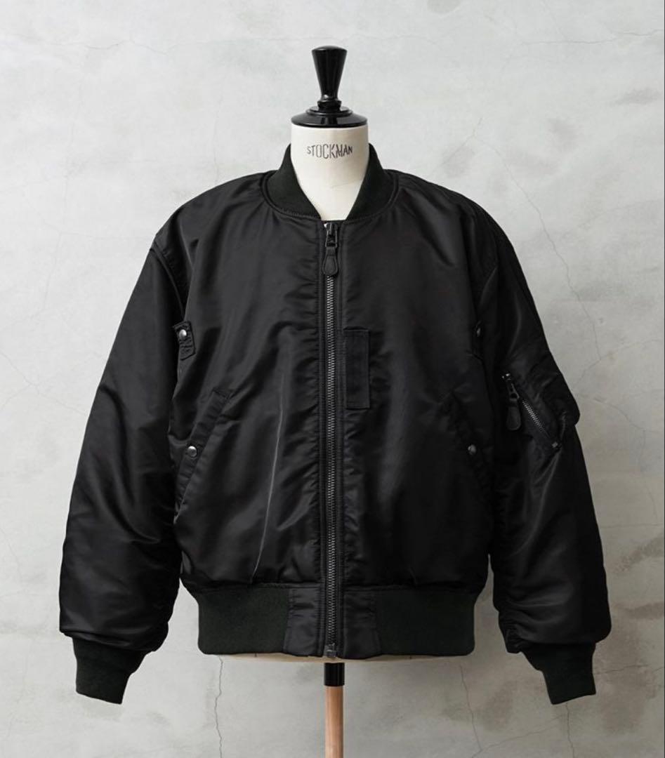 新品 ワイパーインク 米軍 最初期型 MA1フライトジャケット L 黒 ブラック