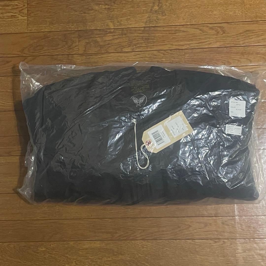 新品 ワイパーインク 米軍 最初期型 MA1フライトジャケット L 黒 ブラック