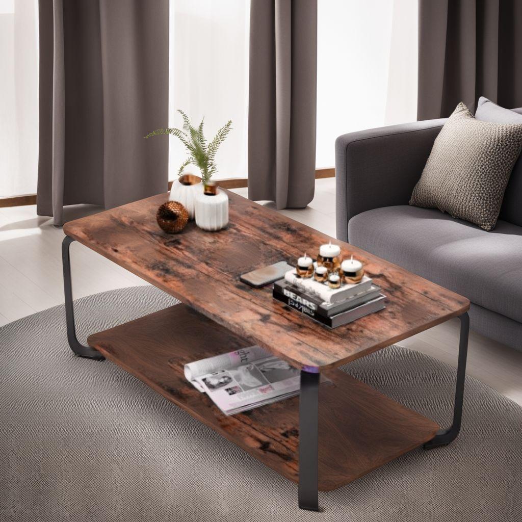 多機能ヨーロッパ風サイドテーブル - 80x40cmx 43H cm