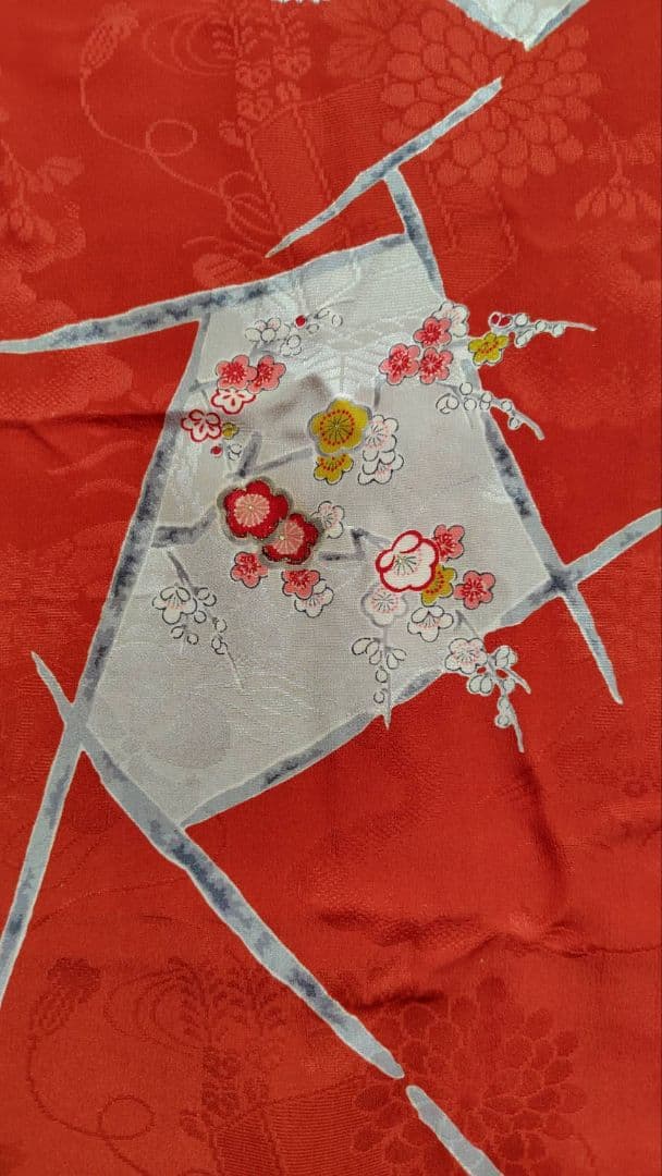 RK331アンティーク子供着物ジュニアサイズ着丈144センチ裄丈63正絹美品