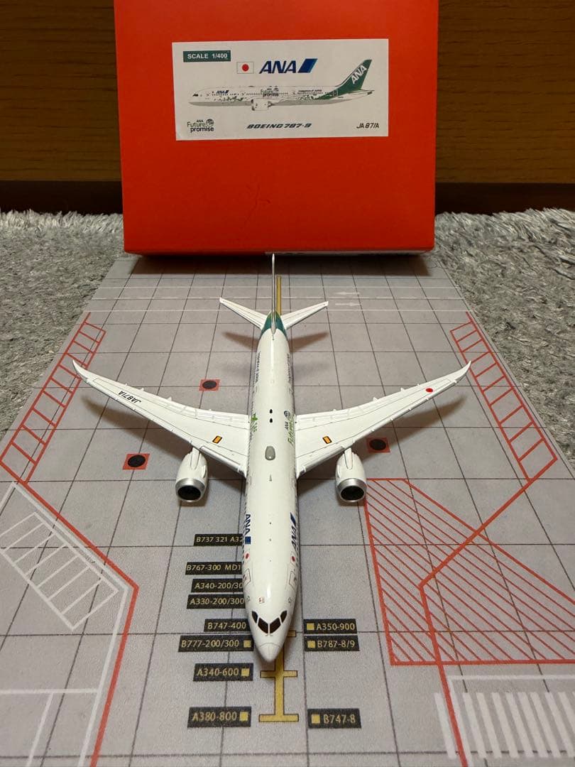 航空機・ヘリコプター JC Wings ANA 1:400 B787-9 JA871A