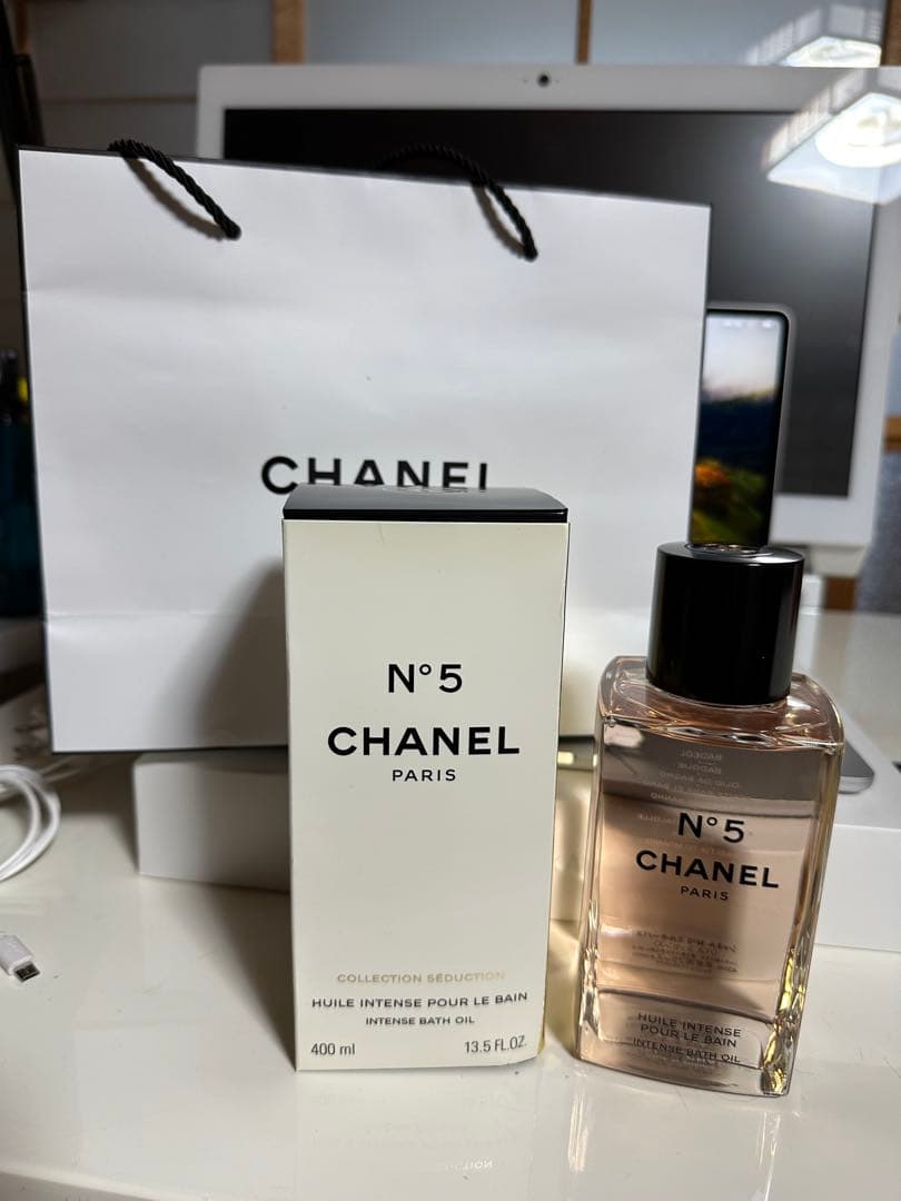 CHANEL N°5 バスオイル 400ml 専用バッグ付き
