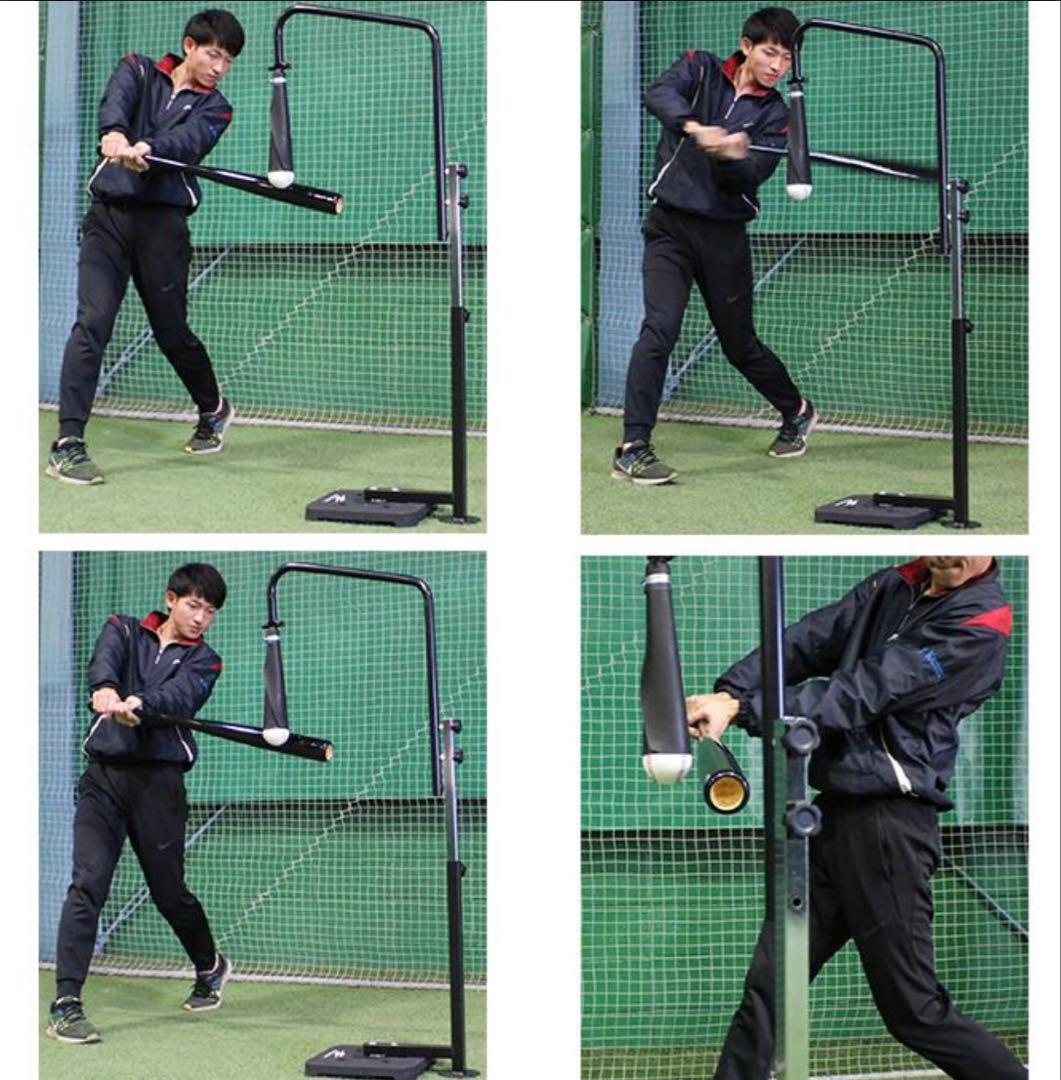 新品　バッティングハンガースピン　ティースタンド　吊り下げ式　置き型ティー　兼用