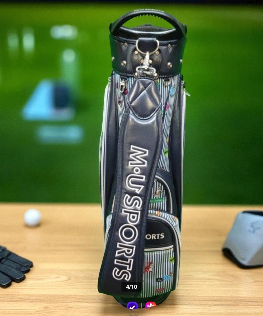 softyama送料無料/美品　M-U SPORTS ゴルフバッグ