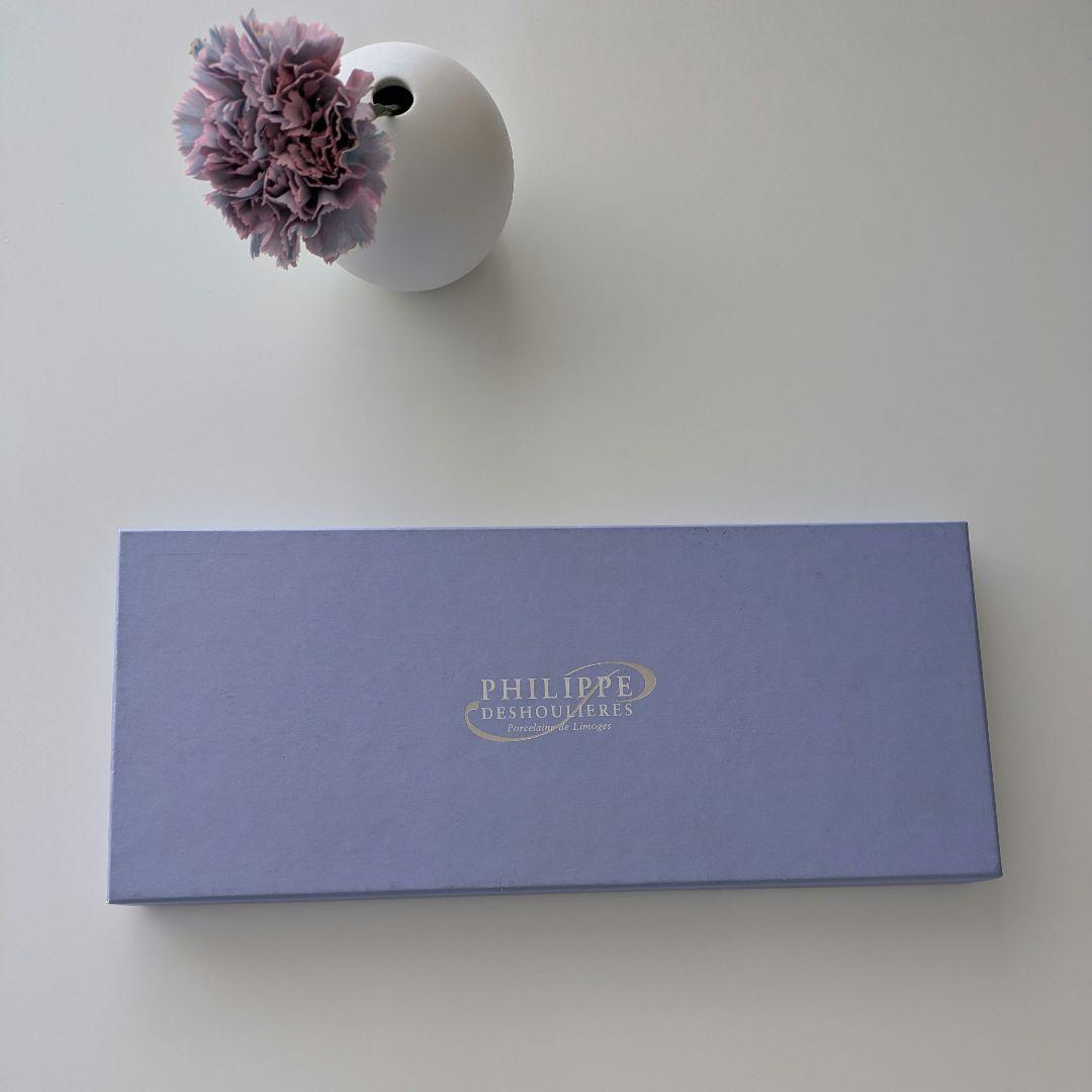 【フィリップ・デズリエ】リモージュ×「貴婦人と一角獣」長角皿