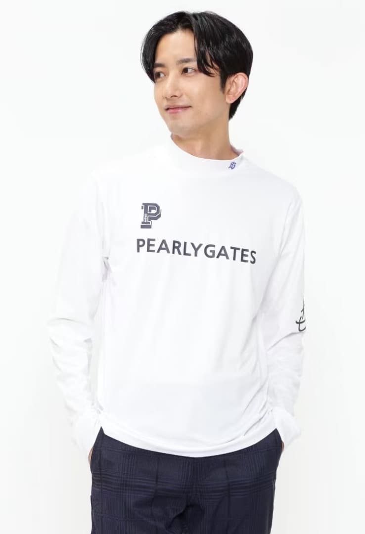 新品 新商品 日本正規品 パーリーゲイツ 吸水速乾 遮熱 裏起毛 白 5 L