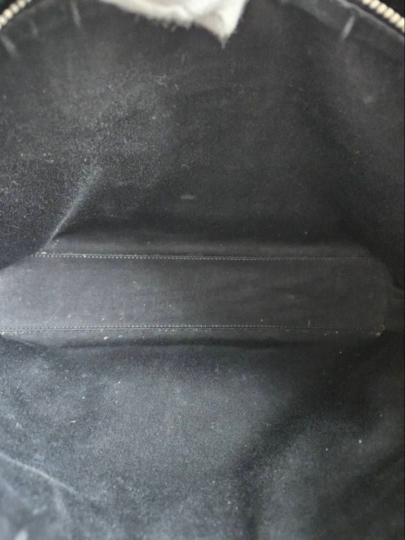 【良品】SAINT LAURENTカバ リヴ・ゴーシュ ハンドバッグクロコ型押し